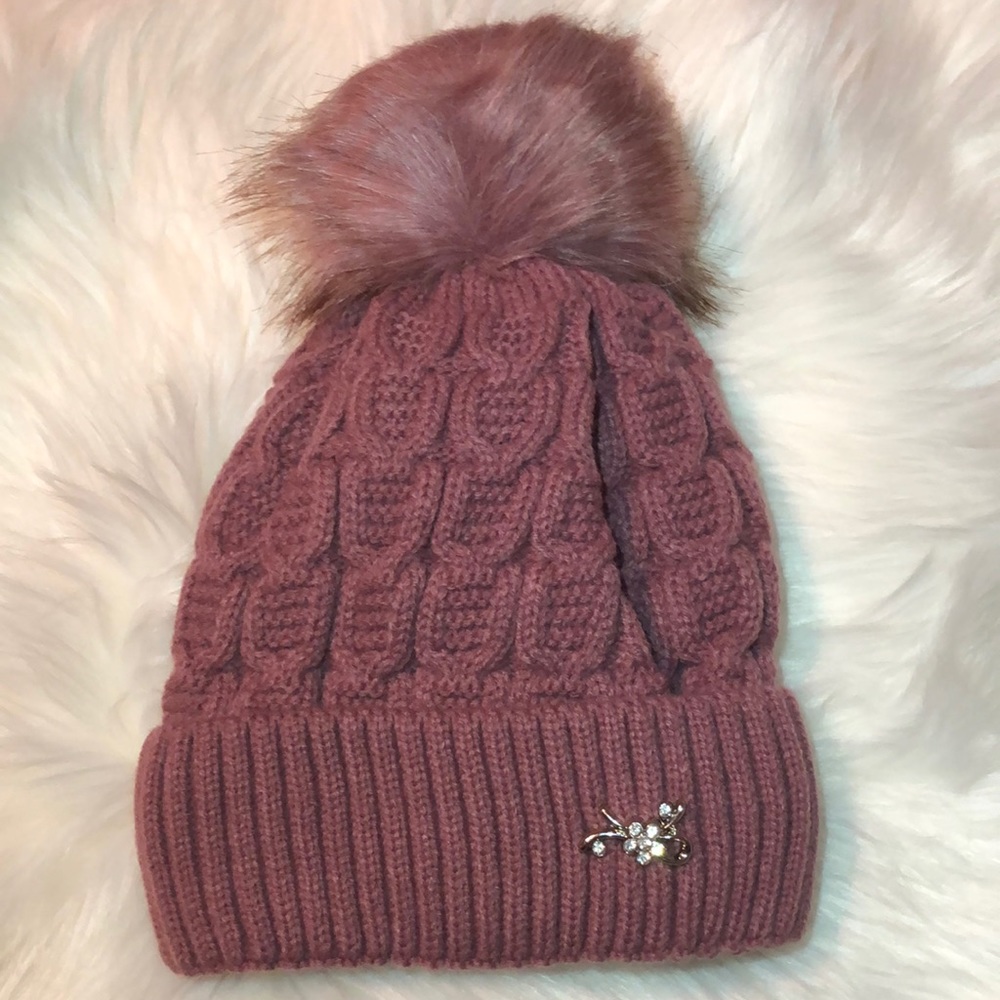 Pom Pom Beanie Winter Beanie fluffy beanie